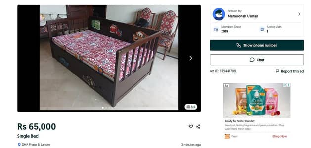 Pure wooden bed for kids