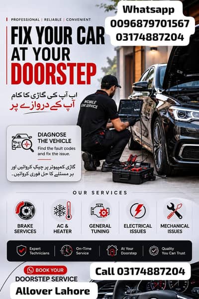 Fix your car at your door step
