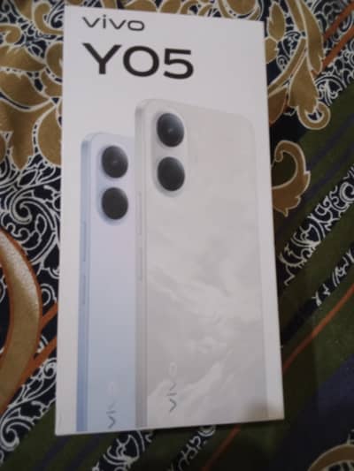Vivo y05 4+4/64 month used excellent condition box charger complete