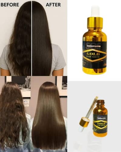 gold hair serum with awsome result