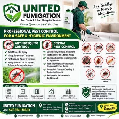 Pest Control & Anti Mosquito Services