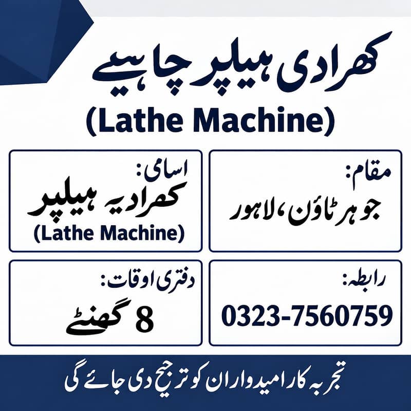 Lathe Machine Helper 0