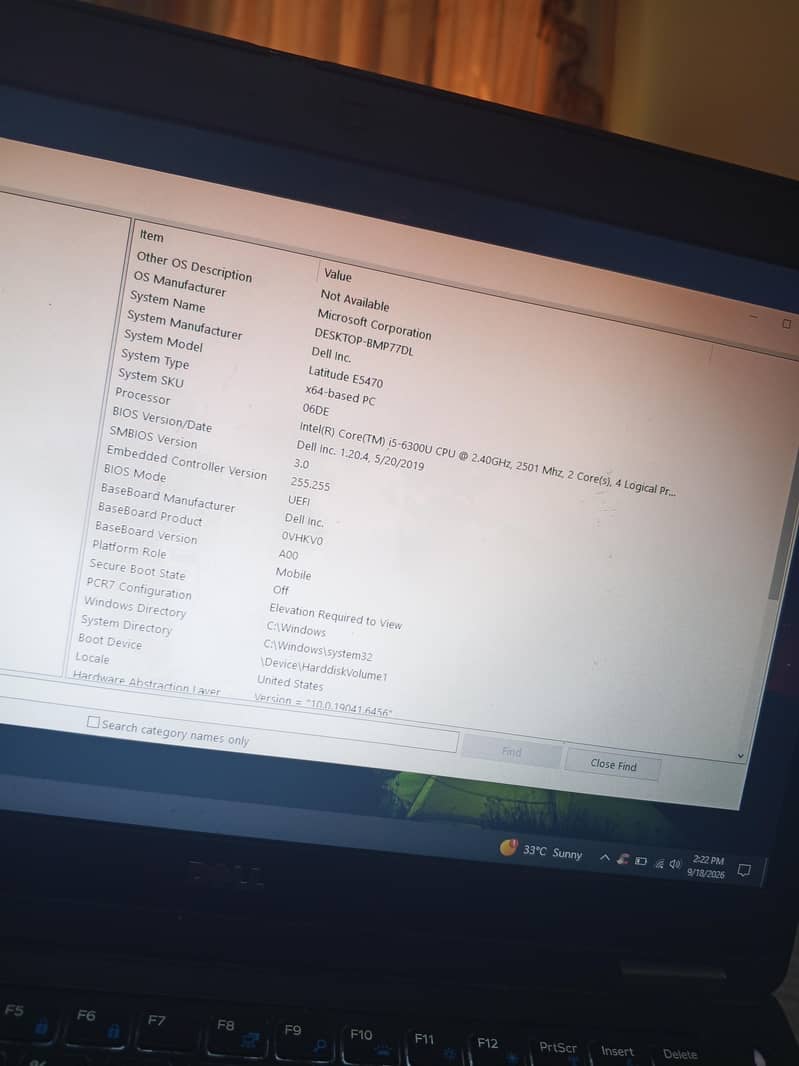 Dell corei5 5th generation 2