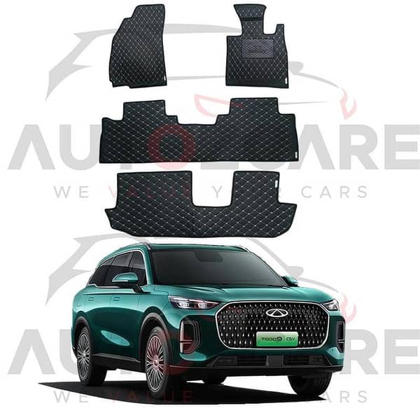 Chery Tiggo 9 China Rexine Floor Mat 4PCS - Model 2026