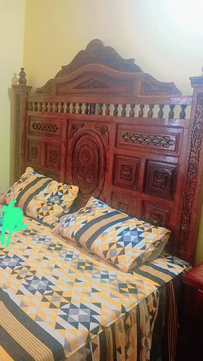 Full set Bed dressing sides table and showcase