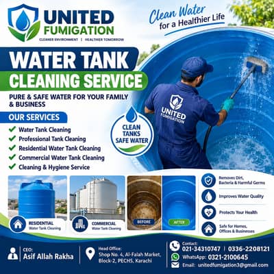 Water Tank Cleaning Karachi | Professional Tank Cleaning Service