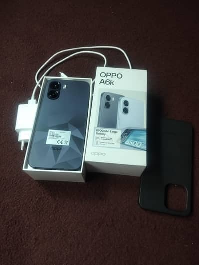 OPPO A6k full box 1 month Used