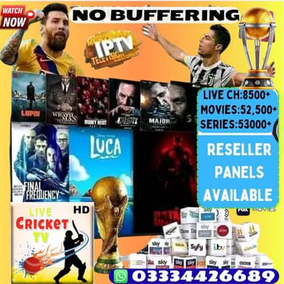 Non freezing iptv with large content and quality:03334426689++