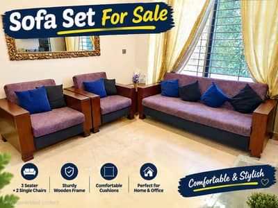 Sofa set / 5 Seater Sofa Set – Used / Sofa set for Living Room