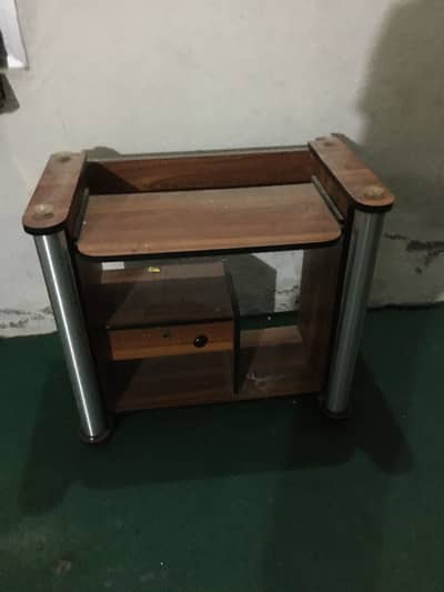Computer table rack