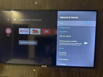 Tcl Led used for sale slightly used android not working