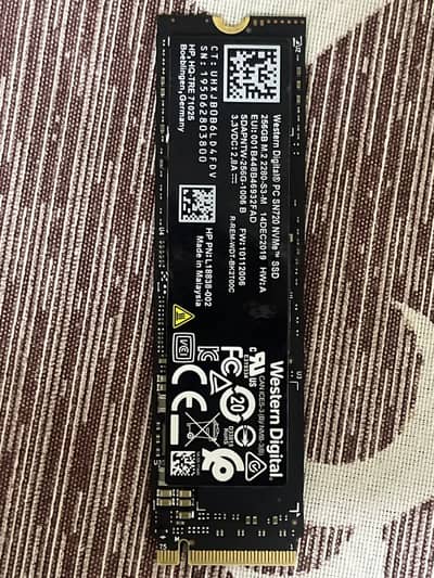 Nvme 256GB SSD M. 2 Gen-3