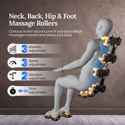 Premium Full Body Massage Chair | Zero Gravity Sereno Life Presage pro