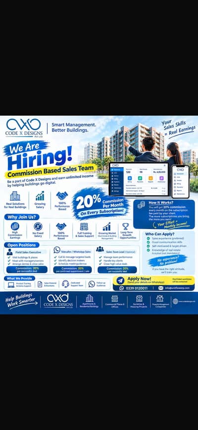 Commission Based Sales Executive – 20% Recurring Commission