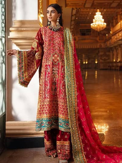 Maryum n Maria 3pc Embroidered Dress