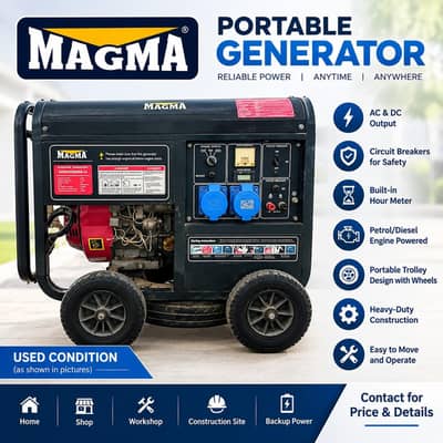 Title: Magma Portable Generator | Heavy Duty Power Generator