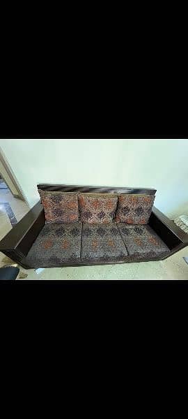 wooden sofa set