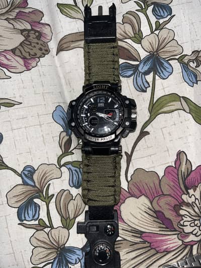 Survival watch great for camping and picnic and daily ware