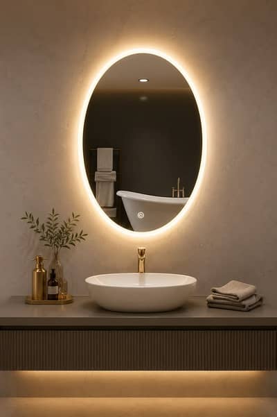 Round LED Mirror/Led mirror/ Led wall mirror/bath mirror/mirror