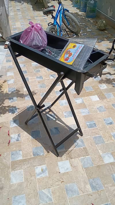 Barbeque iron angeethi 33 inches full setup available. . .