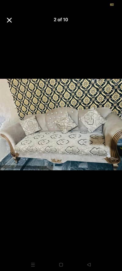 7 seater sofa with tables