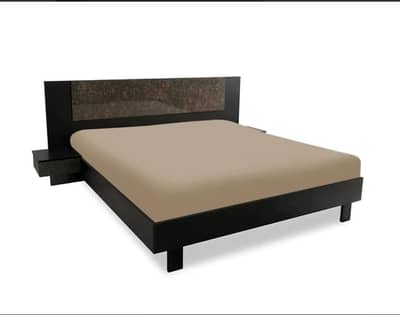 Habitt Novak King Size Bed with Mattress