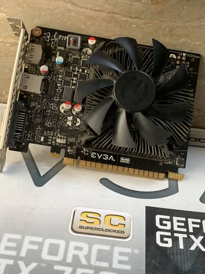  NVIDIA GTX 750 1GB GDDR5 Graphics Card | Gaming GPU | Fully Working