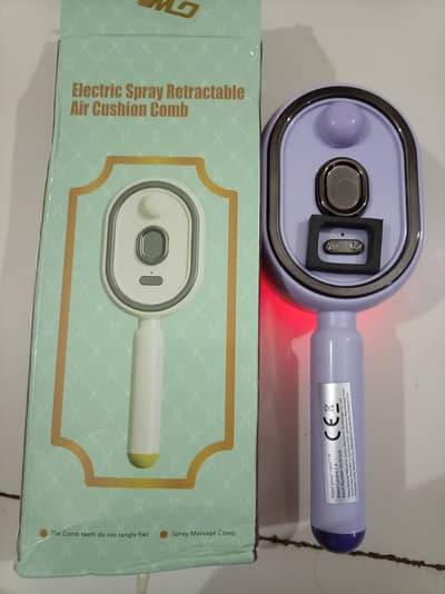 Electric Spray Retractable Air Cushion Comb