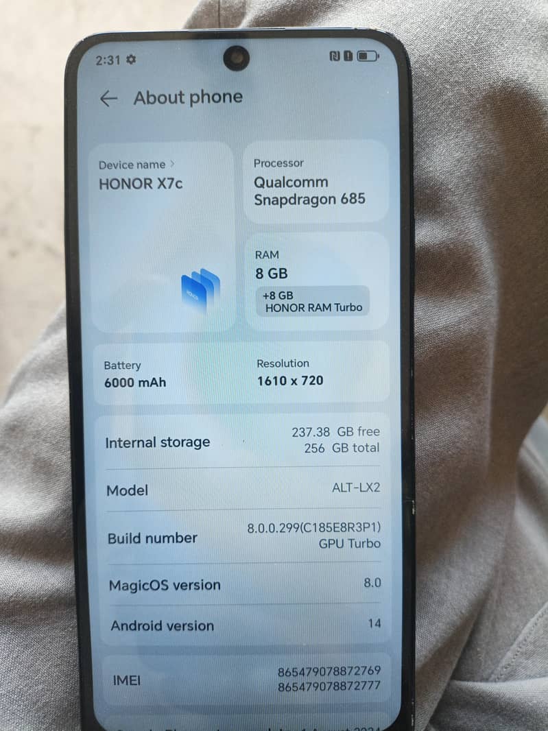 Honor X7c 2
