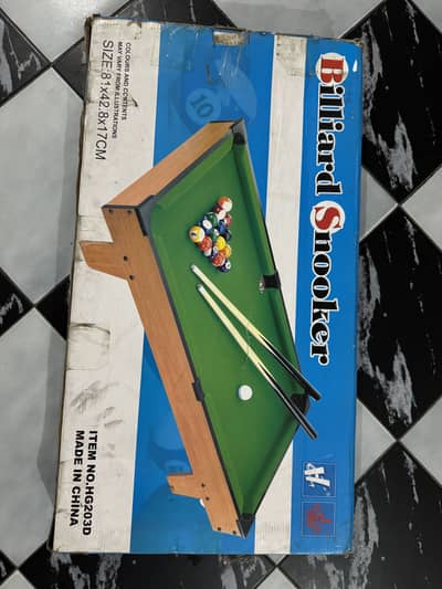 Snooker for kids