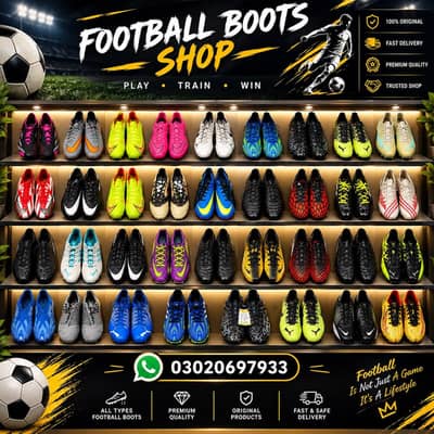 Football used shoes Stock