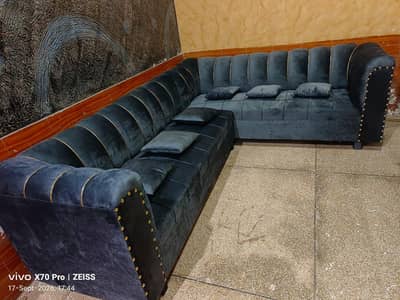 corner sofa pure wood