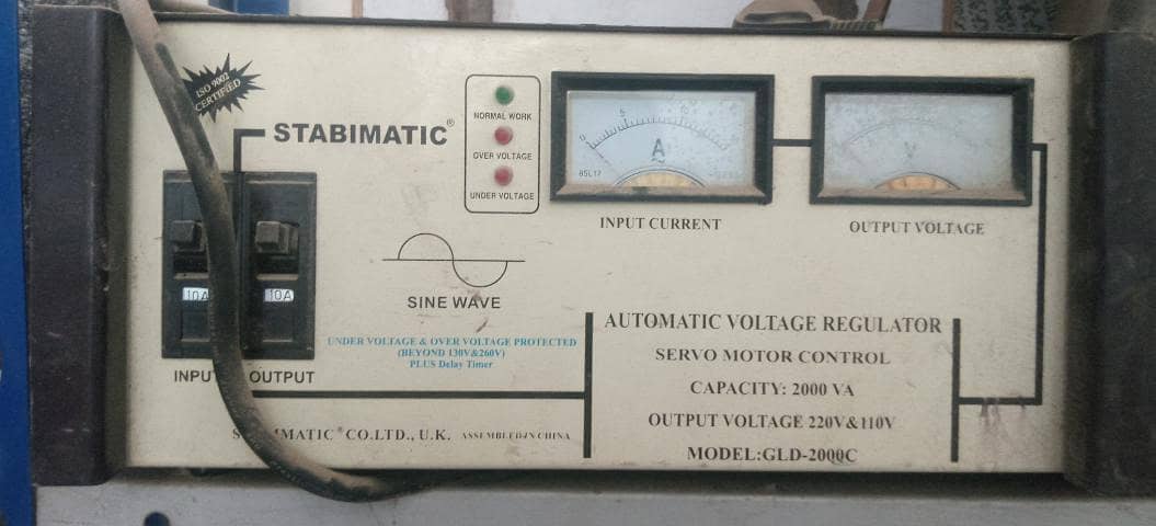 AUTOMATIC VOLTAGE REGULATOR  SERVO MOTOR CONTROL 0