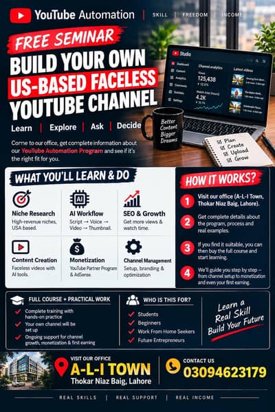 Free YouTube Automation Seminar | AI & Faceless YouTube
