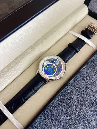Dievole Automatic Luxury Men’s Watch – Premium Black Leather