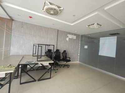 8 MARLA OFFICE FLOOR WITH GLASS PARTITION AVAILABLE FOR RENT IN DHA PHASE 8 BROADWAY