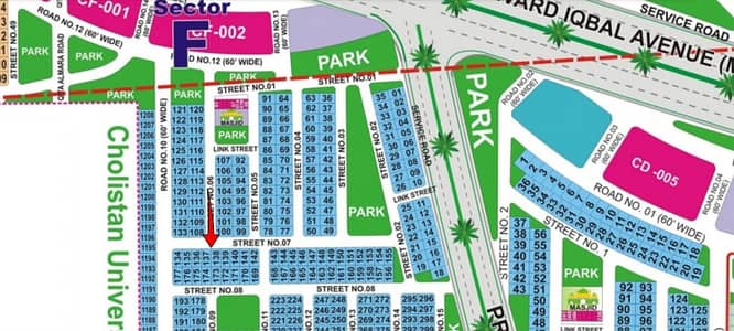 10 Marla Residential Plot for Sale in DHA Bahawalpur Sector F