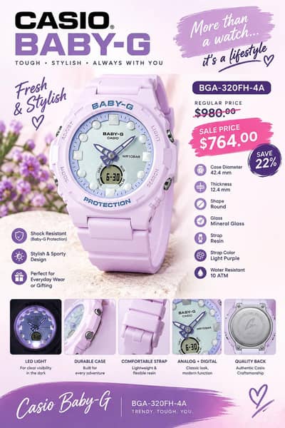 CASIO BABY-G BGA-320FH-4A