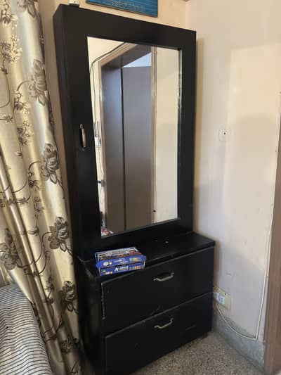 Wooden Dressing mirror condition is good