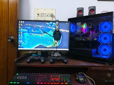 Ryzen 5 5600 +GTX 1660 super+16GB RAM 3200+75HZ Monitor complete setup