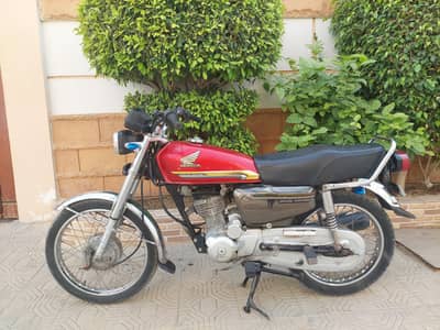 Honda CG-125CC Special Edition 2021 Karachi Number