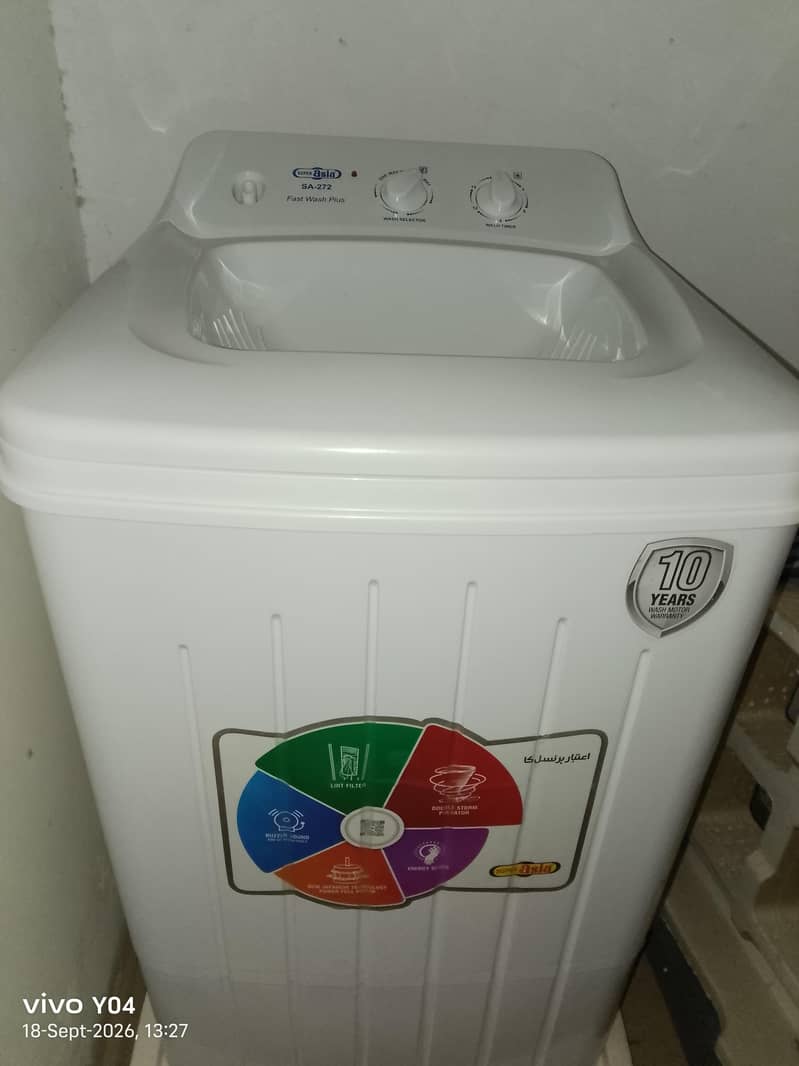 Super Asia washing machine-powerful motor,Durable build and efficient 3