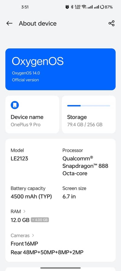 One Plus 9 Pro 5G Global