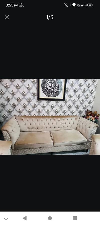 7 Seater Sofa Set | 7 Cushions | Sofa Cover Free