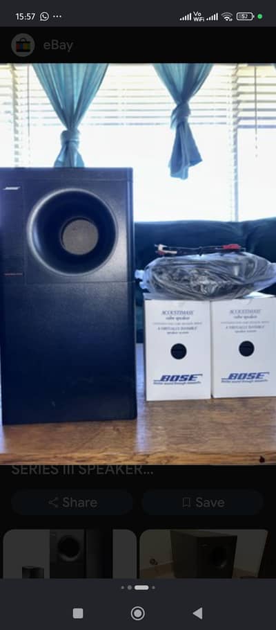 Bose series 3 speakers for sale condition very good