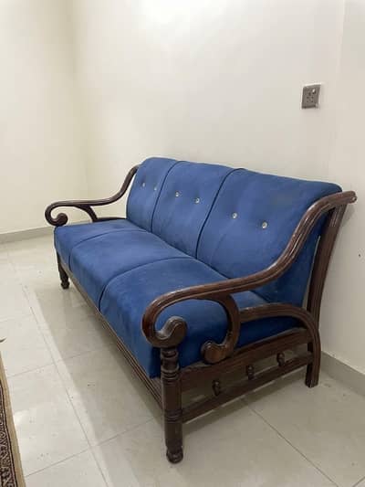 5 seater Antique Sheesham Wood Sofa Set