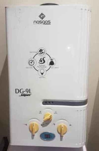 Nasgas DG-9L 9L Instant Geyser 10/10 + Box | Save 6450 | Bahria Town