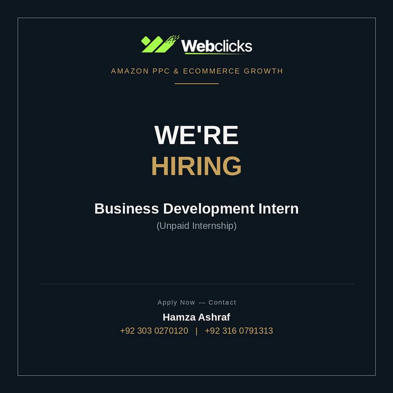 Amazon Business Development Intern 0
