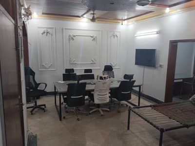 5 MARLA FURNISHED DOUBLE STORY HOUES FOR OFFICE