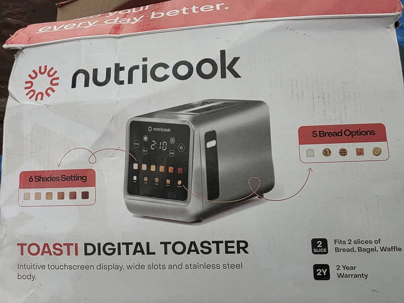nutricook 2 slice toster 0